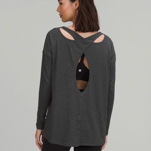 LULULEMON Back into it Long Sleeve Shirt size 8